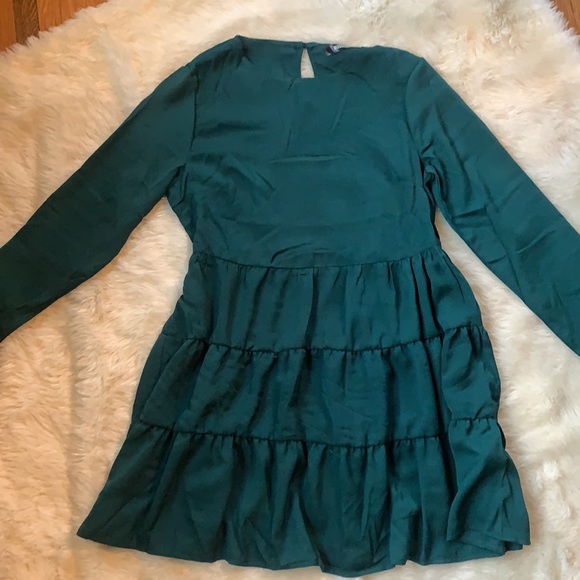 Evergreen Smock Dress - Picture 2 of 6